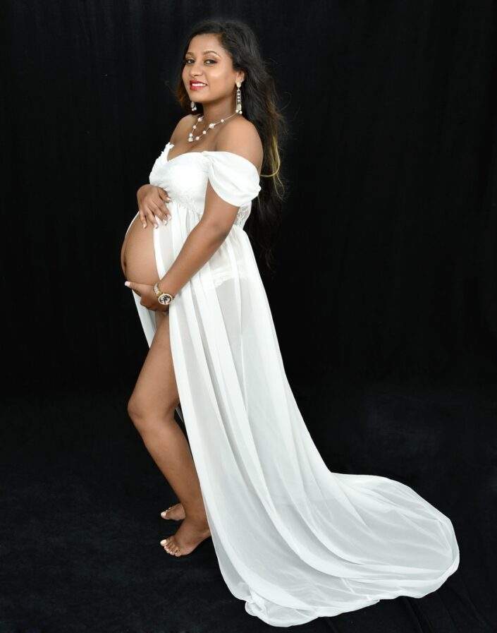 Pregnant mother portrait